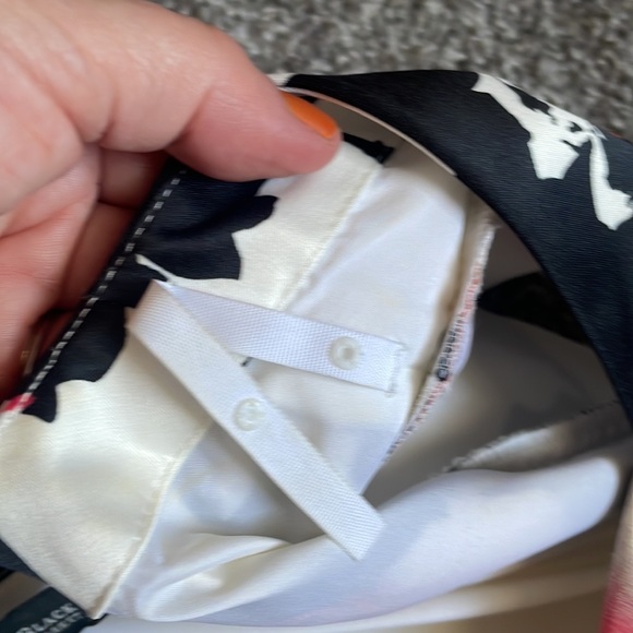 White House, Black market floral satin dress - Picture 3 of 14